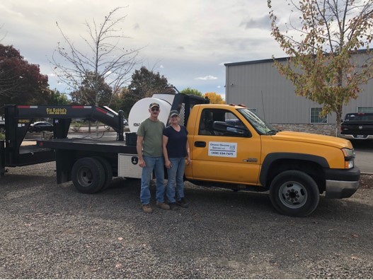 Evan and Julie Consalvos, Owners Oregon Grading Service LLC