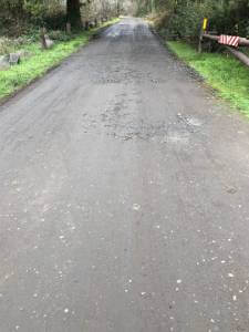 Gravel Access Road Pothole Repair AFTER